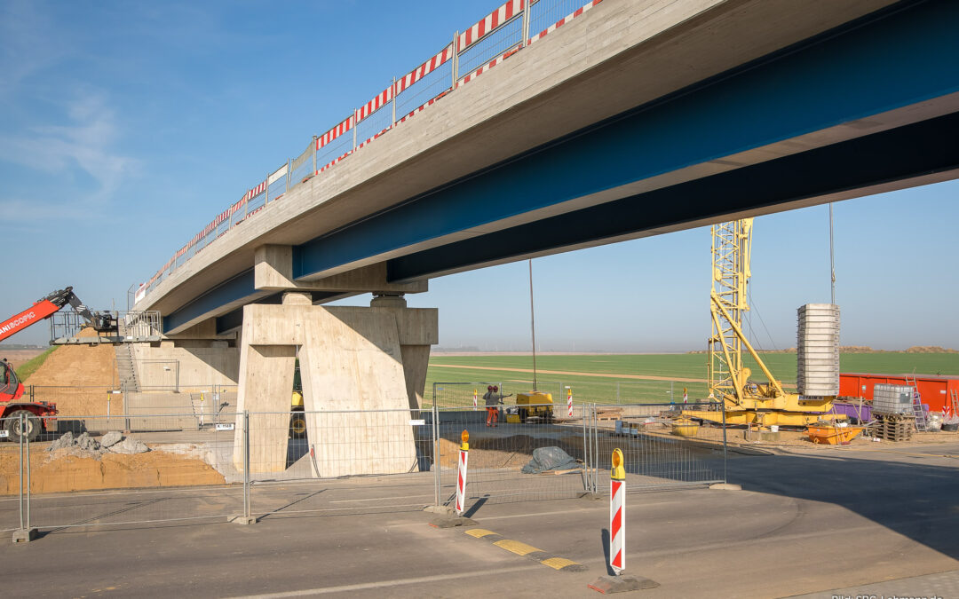 A44n Überführung eines Wirtschaftsweges bei Garzweiler